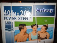 Bestway Power Steel Frame Pool Stahl / PVC, 4.04 x 2.01 x 1 m Brandenburg - Zeuthen Vorschau