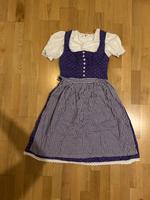 Dirndl lila mit karierter Schürze und weißer Bluse, NKD, Gr. 36 Bayern - Unterhaching Vorschau