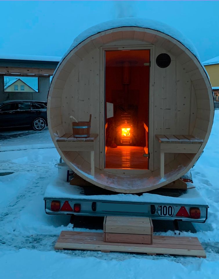 Miete Fasssauna/Saunafass/Mobile Sauna/WÜ/KT/SW in Oberpleichfeld