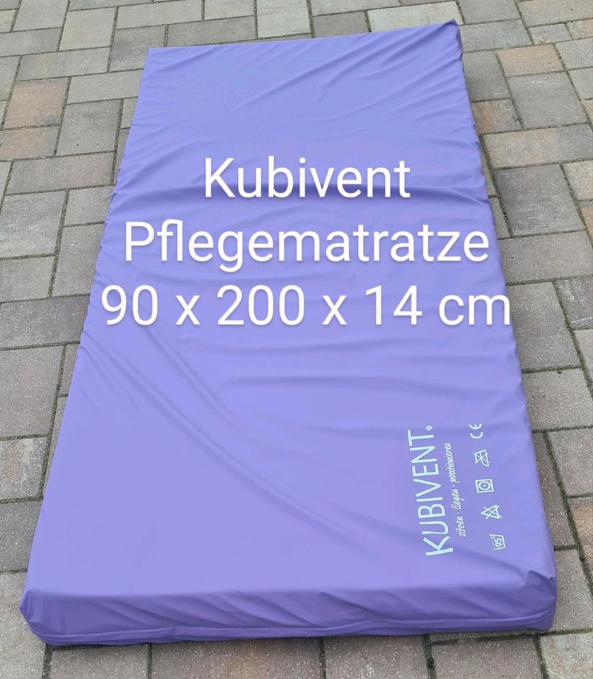 Kubivent Pflegematratze 90x200x14cm  Inkontinenz TOP in Gönnheim