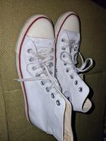 Converse Chucks weiß Leder Gr. 41, 5 UK 8 Saarland - Heusweiler Vorschau