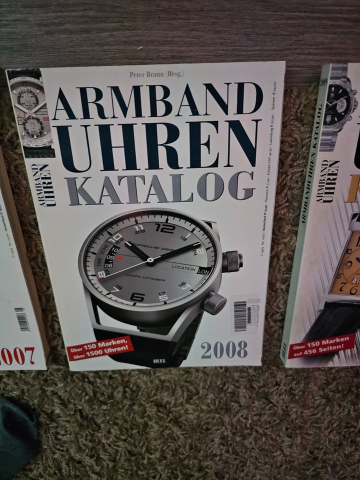 Armband Uhren Katalog Jahre 2004/2005/2007/2008/2009-Top Zustand in Grevenbroich