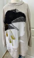 ANNETTE GÖRTZ Pullover zum Wenden mit Intarsien L 42-44 Nordrhein-Westfalen - Rees Vorschau
