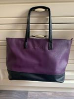 Original Guess Tasche Lila Schwarz Geprägt Mode Damen Shopper Bayern - Regensburg Vorschau