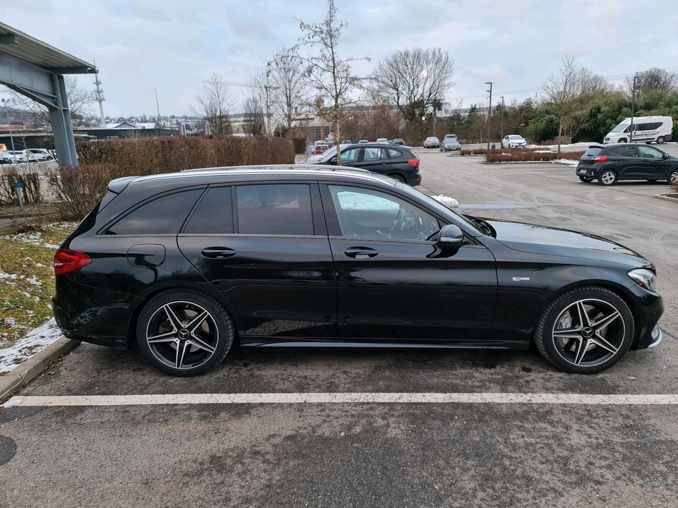 Mercedes Benz C43AMG 9 G 4matic pano burmester head up 360° in Bad Saulgau