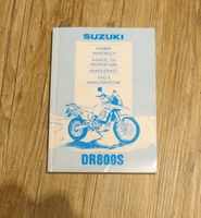 Fahrerhandbuch SUZUKI DR 800 S von 1993 Sachsen-Anhalt - Wernigerode Vorschau