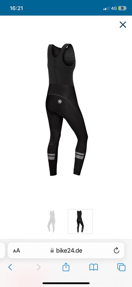 Endura Pro SL Damen Bibtights Gr M in Frankfurt am Main