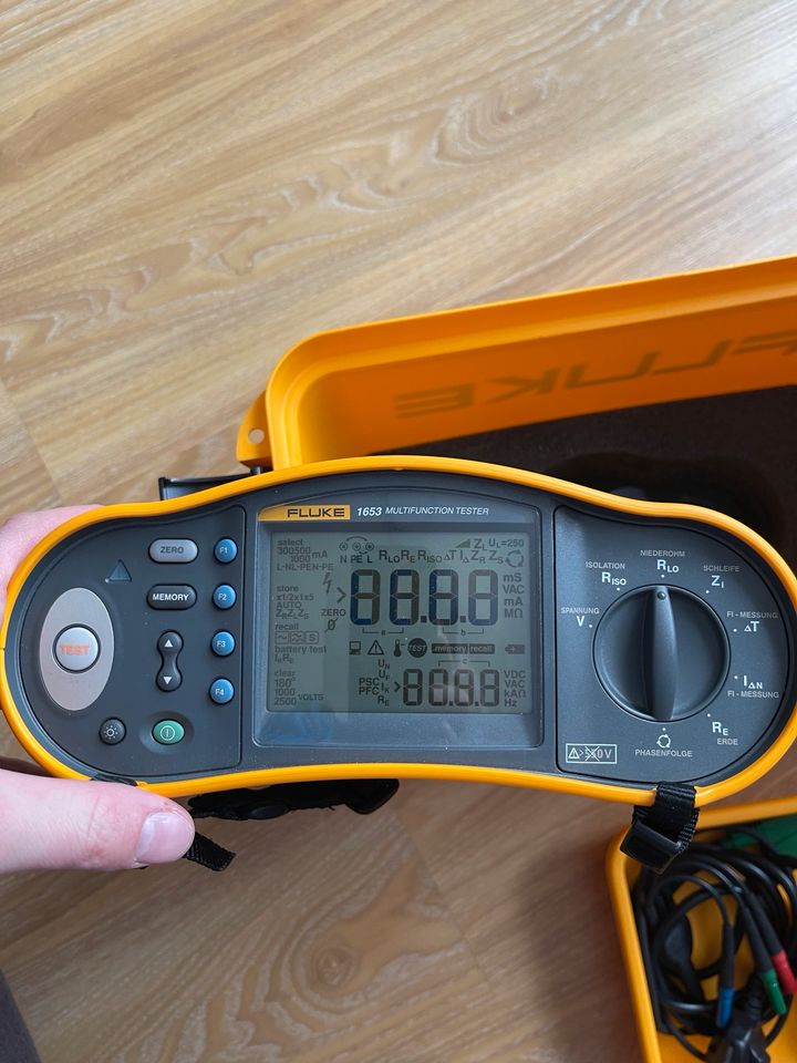 Fluke 1653 Installationstester Top Zustand in Bünde