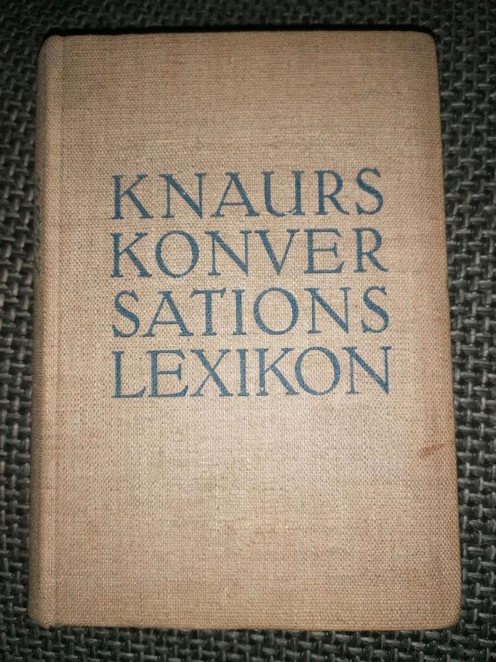 Knaurs Konversationslexikon in Schnaittach