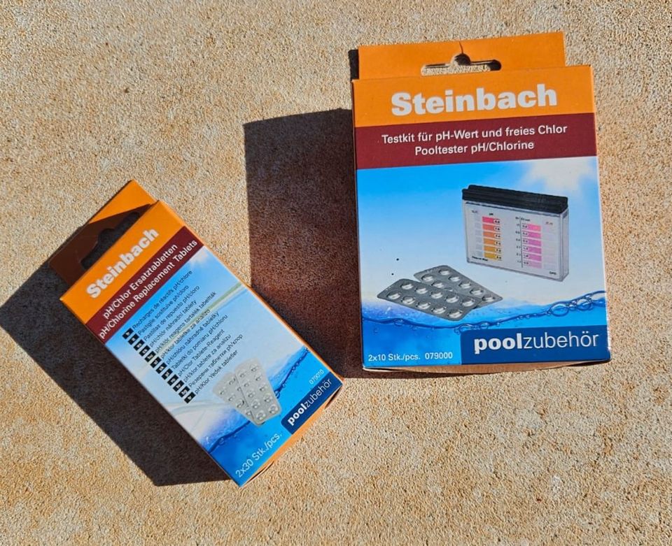 Steinbach Testkit pH-Wert / freies Chlor Pooltester in Landsberg (Saalekreis)