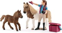 Schleich 42362 - Pferdepflegerin mit Shettys Figur Niedersachsen - Ganderkesee Vorschau