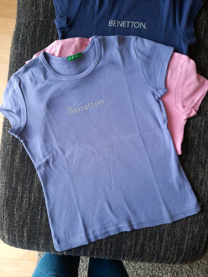T-Shirt Mädchen Benetton 6-7 Jahre, Gr. 122 in Thierhaupten