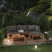 Gartenlounge Akazie Holz Rattanlounge Gartensofa Garnitur Hamburg Barmbek - Hamburg Barmbek-Süd  Vorschau