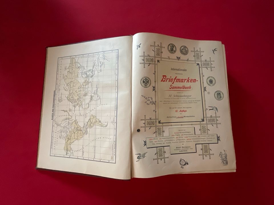 Briefmarkensammlung Buch Welt in Altenstadt