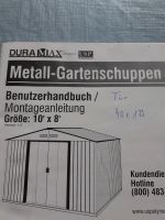 Dura Max Gartenschuppen Metallbausatz Gartenhaus Unterstand Blech Saarland - Wadern Vorschau