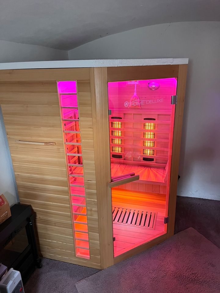 Infrarotkabine Home Deluxe Red Sun XXL Sauna in Stützengrün