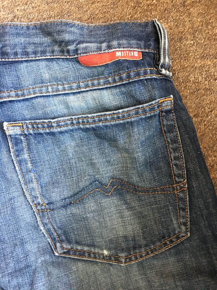 Mustang Jeans, Bootleg, 36/ 34, hell-/mittelblau, used in Bonn