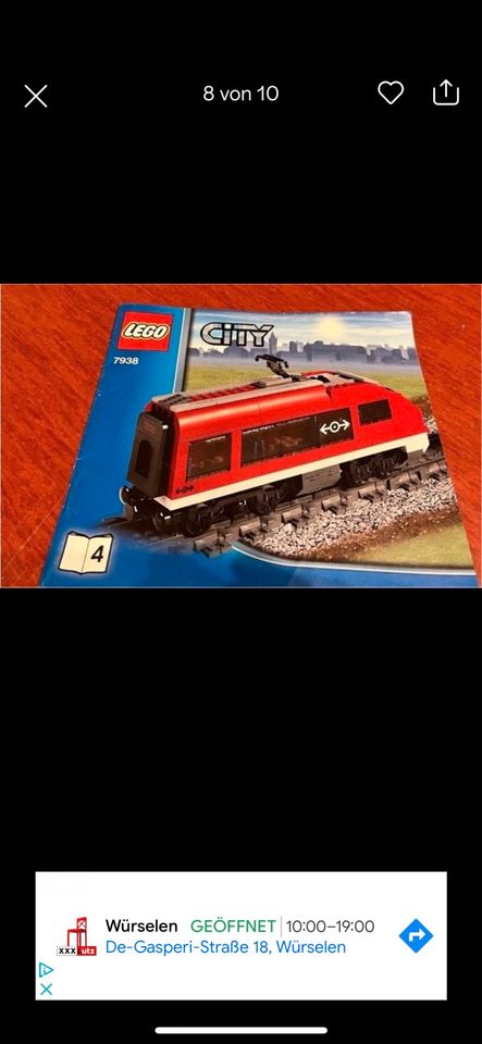 Lego Eisenbahn Set riesig in Sprockhövel
