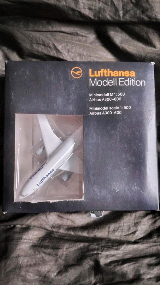 Airbus A300-600 Lufthansa Modell Edition 1:500 in Limburg