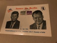 26.6.1963 John F. Kennedy Willy Brandt Gedenkkarte Rheinland-Pfalz - St Katharinen Vorschau