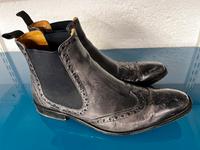 Melvin & Hamilton Stiefeletten Chelsea Boots Gr. 40 grau-schwarz München - Allach-Untermenzing Vorschau