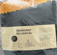 Neu- BookLover Strickdecke aus 100% Baumwolle, 130x 170cm Düsseldorf - Pempelfort Vorschau