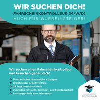 Fahrscheinkontrolleur (m/w/d) | Sicherheit| Quereinsteiger**|job|security|quereinsteiger|sicherheitsmitarbeiter|vollzeit Brandenburg - Fürstenwalde (Spree) Vorschau