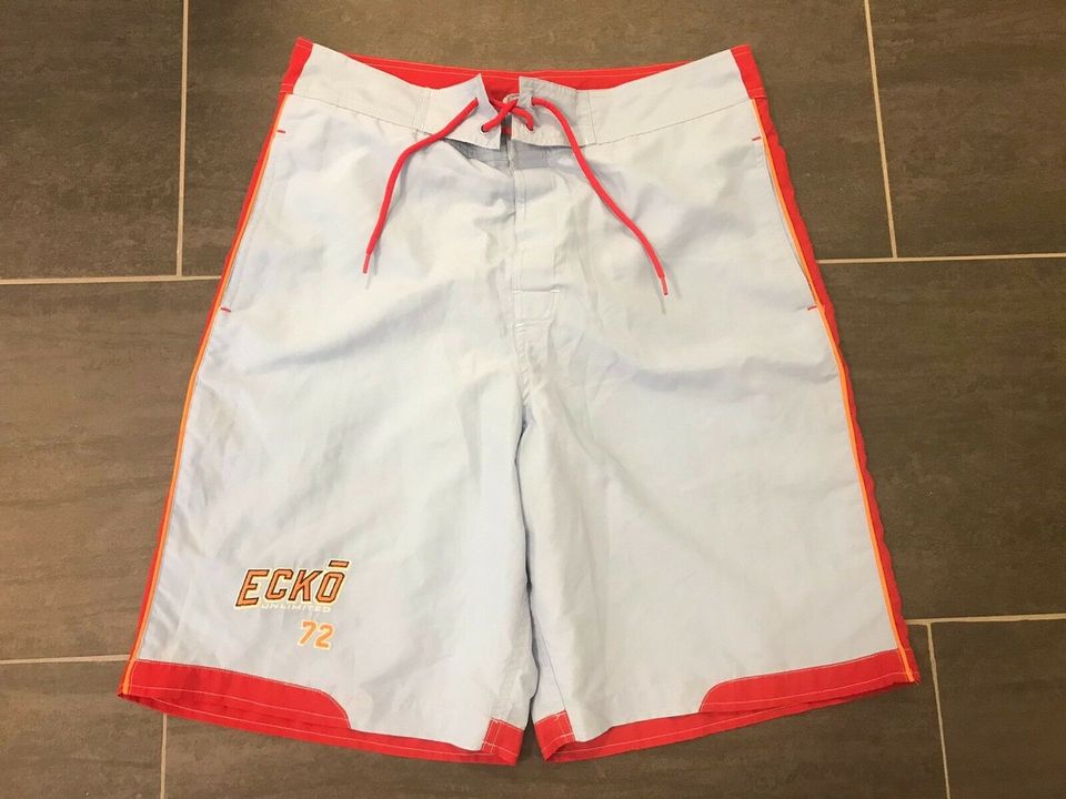 Ecko Shorts Schwimmhose L in Würselen