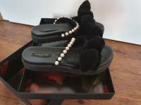 MOTHER OF PEARL Designer Schuhe Gr 38 Sommer Leder schwarz Niedersachsen - Vechta Vorschau