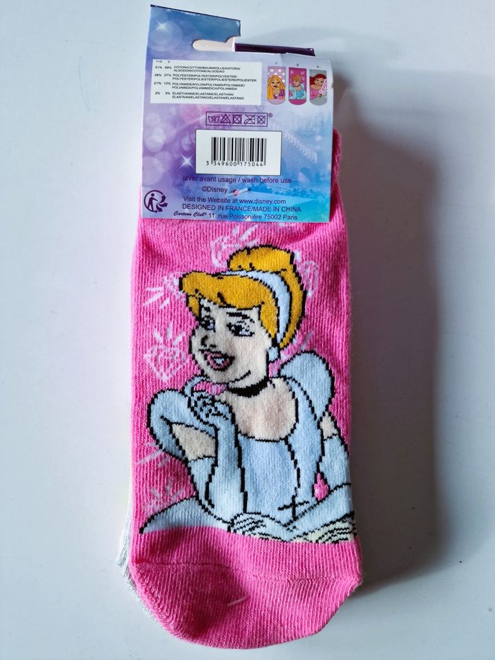 Disney Princesses Sneaker Socken 3er Set Prinzessinen in Ostrach