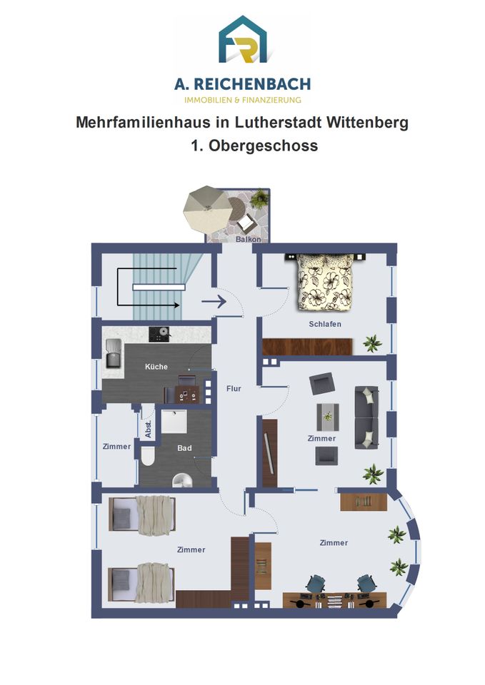 Kapitalanleger aufgepasst! Schönes Mehrfamilienhaus in Wittenberg zu verkaufen! in Lutherstadt Wittenberg