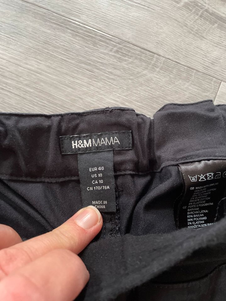 H&M umstandshose stoffhose schwarz 40 in Hamburg