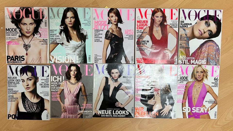 Vogue Zeitschrift Magazin Retro 2000, 2001, 2002, 2003, 2004, … in Bochum