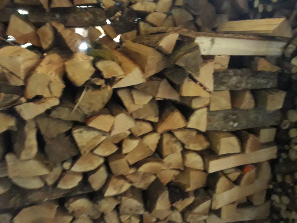 1 RM Holz Kaminholz Brennholz ofenfertig Buche / Esche 0,30cm in Naunheim Maifeld