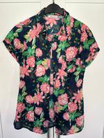 Stradivarius Bluse kurzarm M Blumen Thüringen - Weimar Vorschau