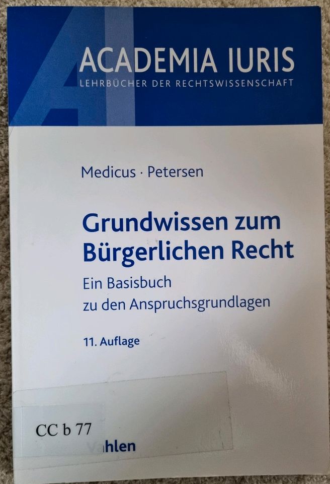 Medicus/Petersen - Grundwissen zum Bürgerlichen Recht 11. Auflage in Köln