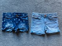 2 Stück - Denim-Shorts - kurze Jeanshosen - mit Sternen - Gr. 110 Baden-Württemberg - Engstingen Vorschau