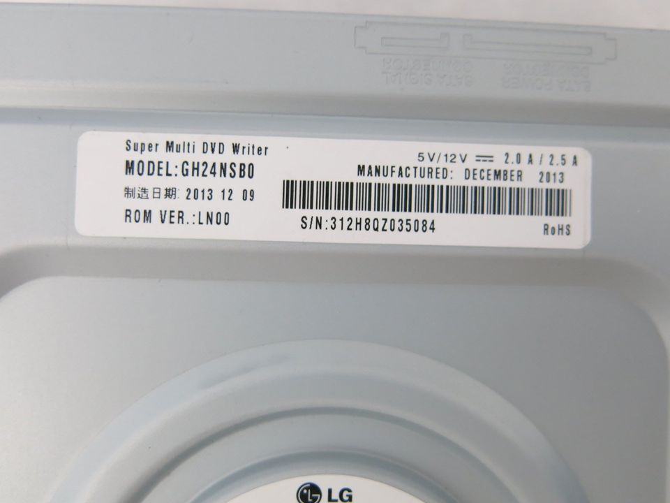 LG DVD-Brenner GH24NSB0 Silber geprüft i.O. in Jena