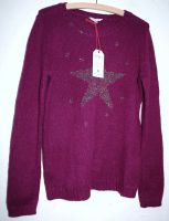 PECKOTT Pullover Gr.M Magenta Lila Weinrot Sterne Glitzer Wolle Dortmund - Innenstadt-West Vorschau