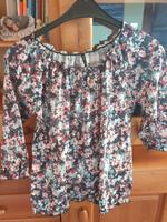 bunt gemusterte Bluse Gr. S mit Gummibündchen, 3/4 tel Arm Saarland - Wadern Vorschau