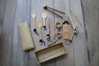 10-teiliges Koch-Set aus Bambus, Zubehör Koch-Utensilien, Besteck Thüringen - Schleiz Vorschau