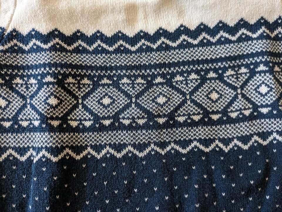 H&M ERNSTINGS PUSBLU Pullover Kapuze Winter Gr.74 in Verden