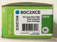 Lexmark Original Toner 80C2XCE, Cyan (Blau) für CX-510, Neu, OVP Niedersachsen - Winsen (Aller) Vorschau