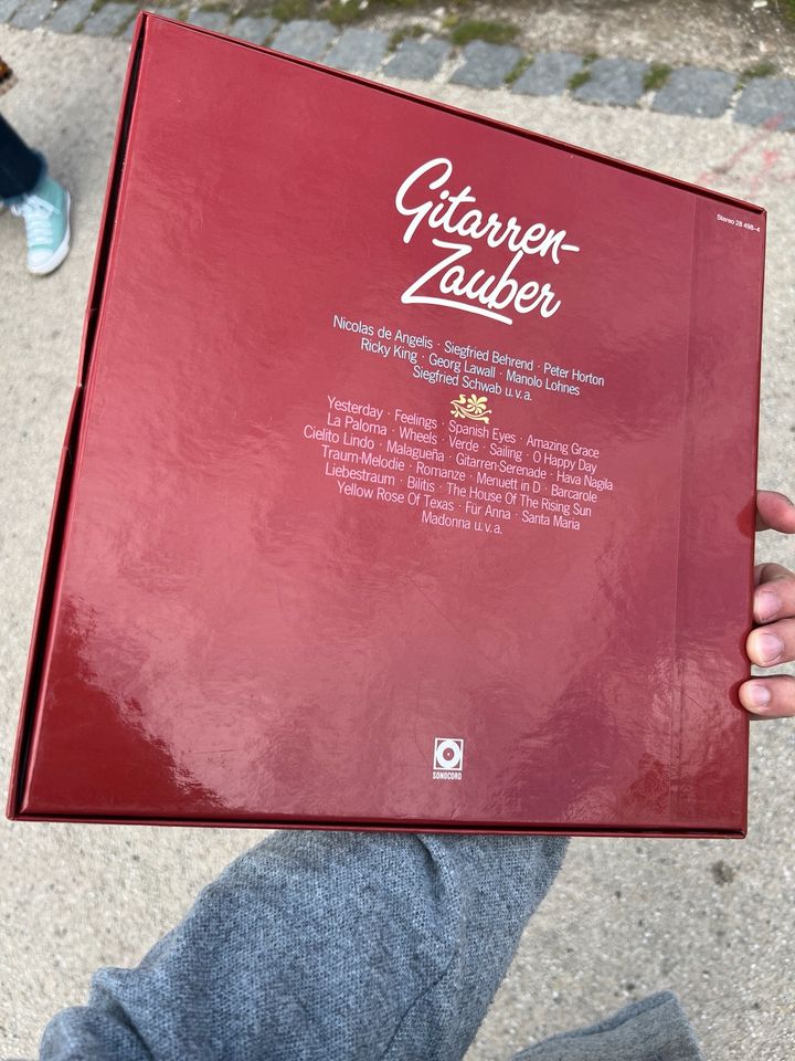 Gitarrenzauber Box 3 LP’s Vinyls in Wiesbaden