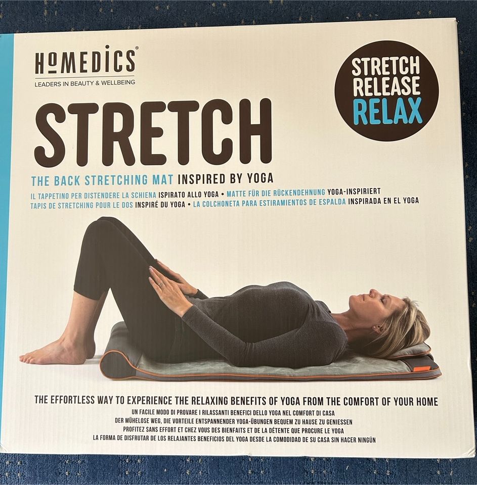 Stretch/Relax Yoga Matte Rückendehnung Homedics in Pennewitz