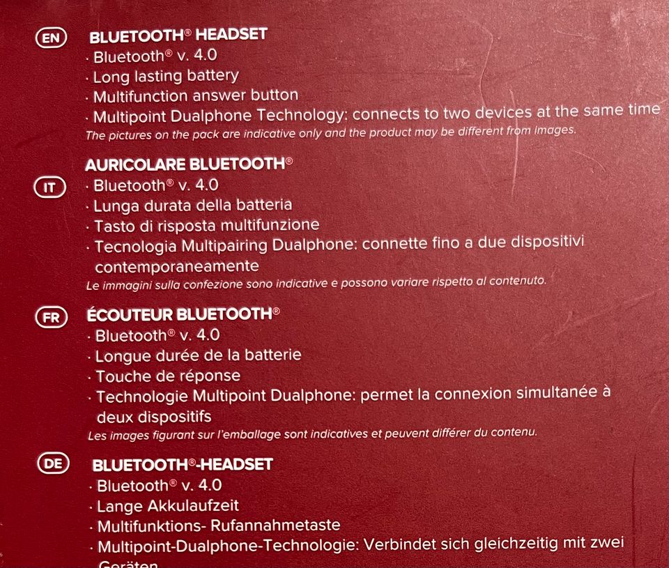 Bluetooth Headset neu universal verwendbar in Sundhagen