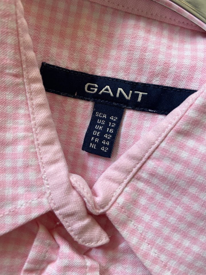 Gant Damen Bluse Gr. 42 rosa/weiß kariert*** in Dortmund