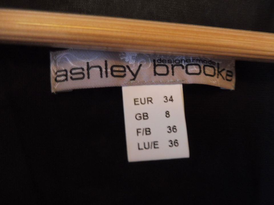 Sommerkleid Ashley Brooke, schwarz florales Muster, Gr.36 in Langensendelbach