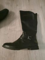 Clarks Langschaft Leder Damen Stiefel schwarz Gr. 41 original Sachsen-Anhalt - Timmenrode Vorschau