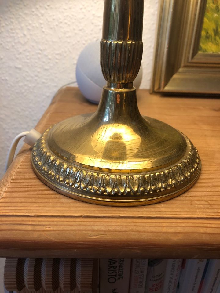 Schöne antike Leuchte/Lampe, Vintage, Messing in Essen